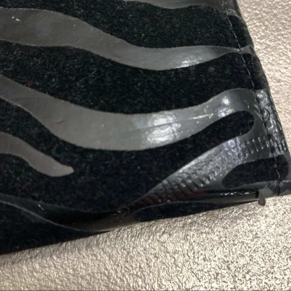 Rue 21 black w/animal stripes wallet clutch
